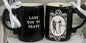 New Rae Dunn x Nightmare before Christmas ceramic Halloween coffee mug LOVE YOU TO DEATH.