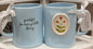 New Rae Dunn baby blue ceramic coffee mug GRATEFUL FOR EVERY LITTLE THING