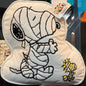 New Peanuts Halloween snoopy and Woodstock throw pillow