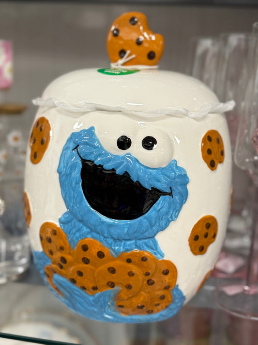 New ceramic large cookie jar COOKIE MONSTER