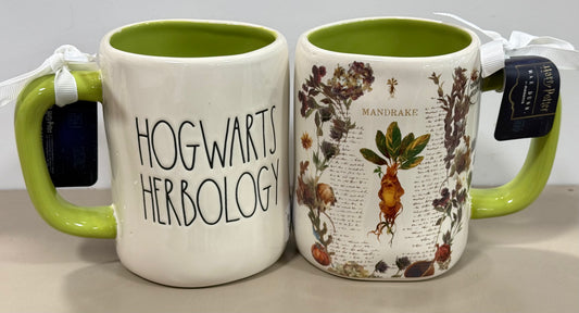 New Rae Dunn x Harry Potter ceramic coffee mug HOGWARTS HERBOLOGY