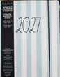 New Rae Dunn softback 8x10 monthly planner 2026-2027 striped