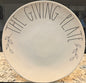 New Rae Dunn ceramic 11” plate THE GIVING PLATE