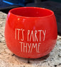Rae Dunn ceramic orange garden planter decor IT’S PARTY THYME