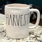 New Rae Dunn fall ceramic coffee mug HARVEST