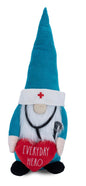 New Rae Dunn “Everyday Hero” Plush Nurse Gnome Holding ❤️ Heart decor