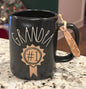 New Rae Dunn black ceramic coffee mug #1 GRANDPA