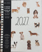 New Rae Dunn 8x10 spiral hardback 2026-2027 Planner-dogs