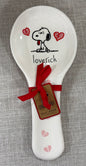 New Rae Dunn x Peanuts Snoopy ceramic spoon rest valentines decor