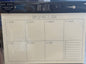 New Rae Dunn 8x10 weekly  2026-2027 black MY WEEK tear off calendar