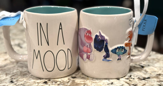 New Rae Dunn x Pixar’s Inside Out movie ceramic coffee mug IN A MOOD