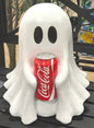 New resin Coco Cola white ghost Halloween decor
