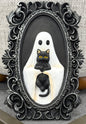 New Halloween ghost and cat picture decor piece 8x6