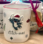 New Rae Dunn x Lilo & Stitch ceramic coffee mug STITCHMAS
