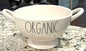 New Rae Dunn white ceramic ORGANIC colander