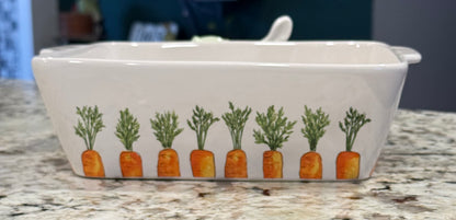 New Rae Dunn ceramic Easter baking pan CARROT 🥕 CAKE