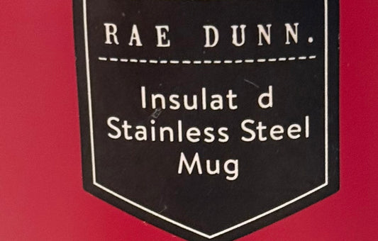 New Rae Dunn FALL Y’ALL. burgundy stainless tumbler hot/cold