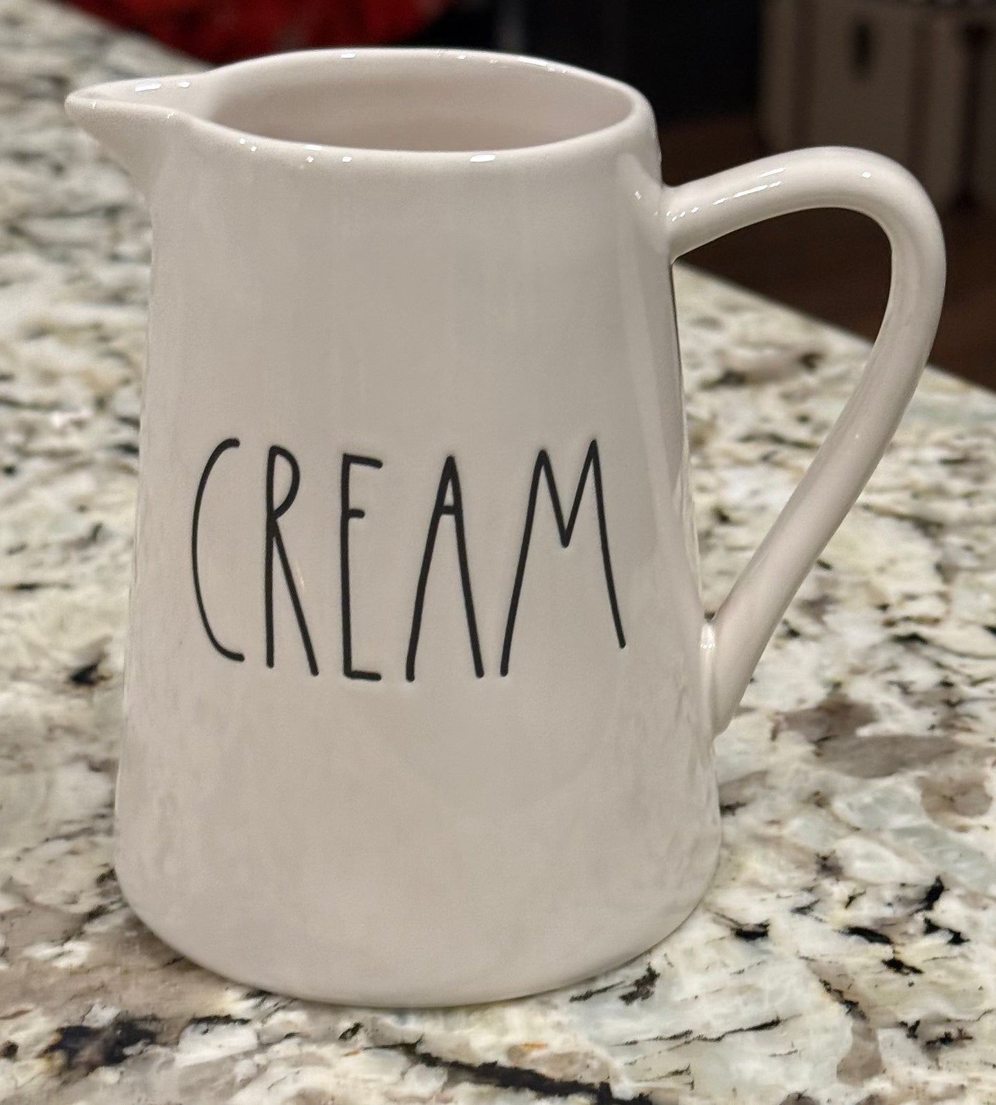 New Rae Dunn white ceramic CREAM pitcher