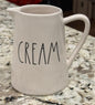 New Rae Dunn white ceramic CREAM pitcher