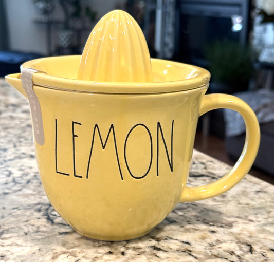 New Rae Dunn white ceramic LEMON 🍋 Juicer