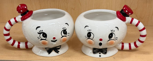 New release Joanna Parker ceramic snowman coffee mug set