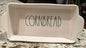 New Rae Dunn white ceramic CORNBREAD baking pan