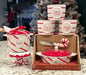 New Rae Dunn 6-piece ceramic red & white striped Christmas 🤶🏻 baking gift set