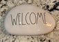 New Rae Dunn ceramic garden stone WELCOME