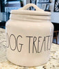New Rae Dunn ceramic dog storage canister DOG TREATS
