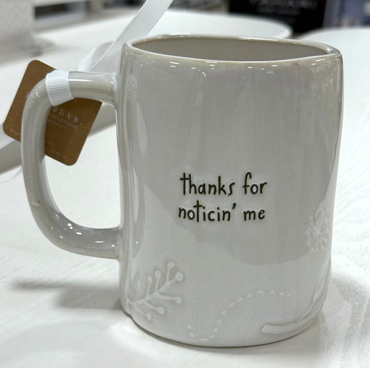 New Rae Dunn x Disney’s Winnie the Pooh ceramic coffee mug THANKS FOR NOTICIN ME