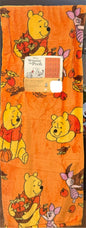 New Winnie the Pooh fall leaf and apple 🍎 🍁 Throw blanket bedding 50x70
