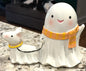 New resin Ghost waving dog walking Halloween decor