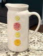 Rae Dunn retired ceramic breakfast morning juice pitcher