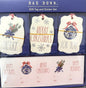 New Rae Dunn Christmas tag and sticker box set-blue