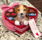 New Bella Lux faux box chocolates with dog decor