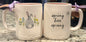 New Rae Dunn white ceramic coffee mug SPRING HAS SPRUNG
