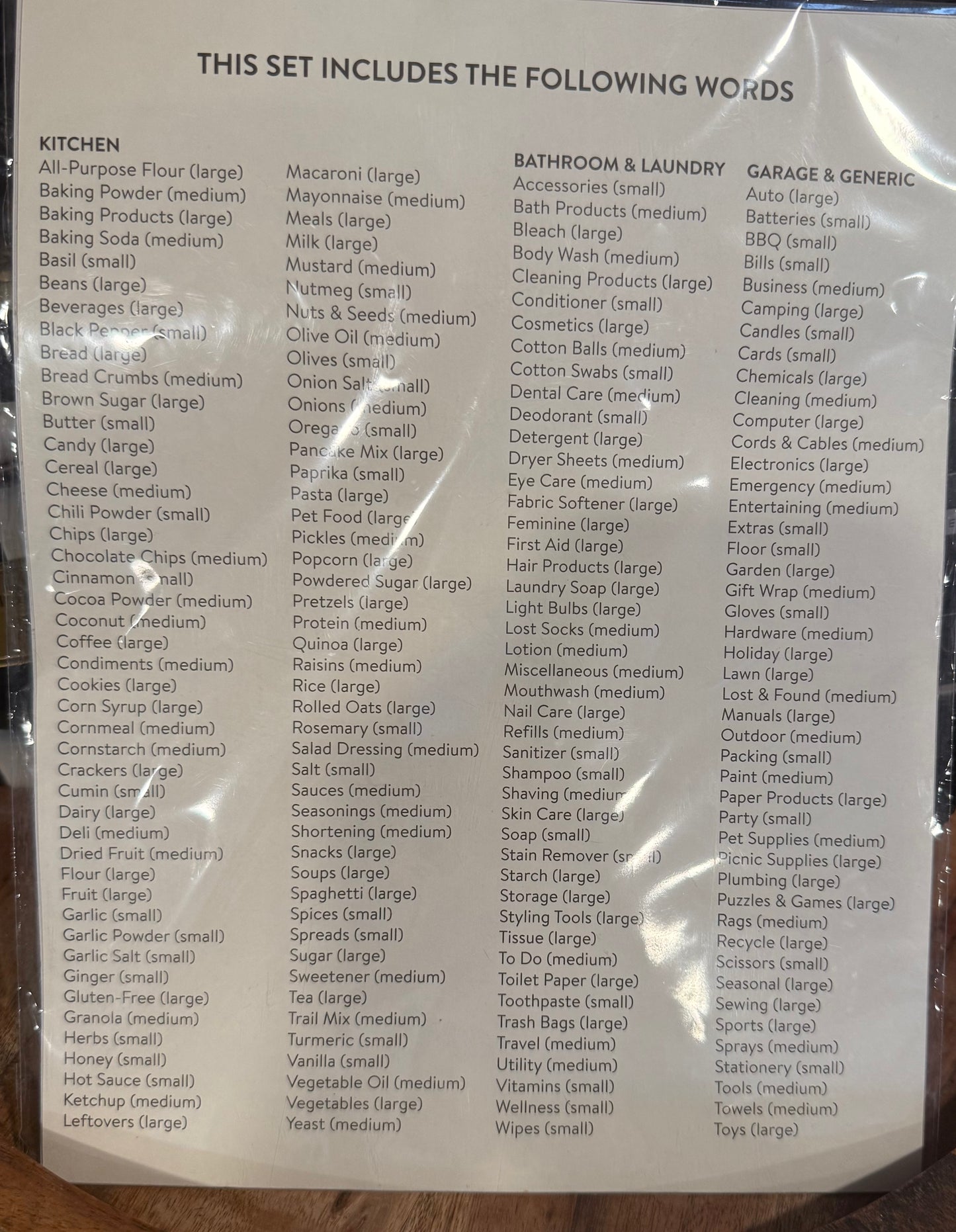 New Rae Dunn adhesive labels do it yourself sheet