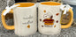 New Rae Dunn x Peanuts Snoopy ceramic fall coffee mug SWEATER WEATHER