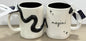 New Rae Dunn x Harry Potter white ceramic mug with snake NAGINI