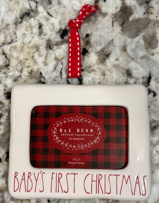 New Rae Dunn ceramic BABY’S FIRST CHRISTMAS