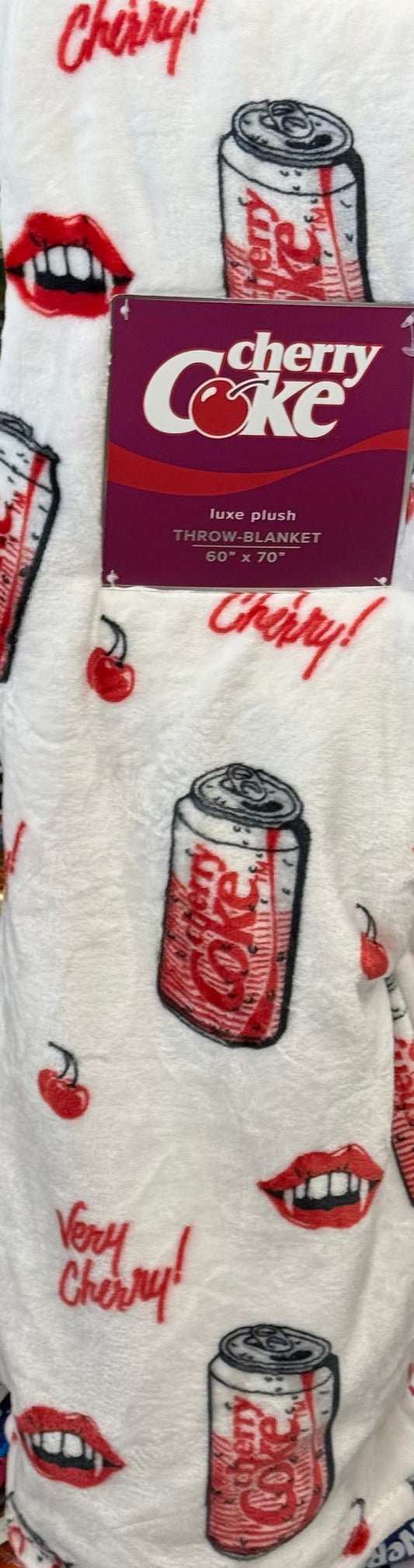 New Cherry Coke Vampire Halloween throw blanket bedding 60x70