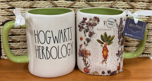 New Rae Dunn x Harry Potter ceramic coffee mug HOGWARTS HERBOLOGY