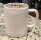 New Rae Dunn white ceramic coffee mug FIT FOR A QUEEN