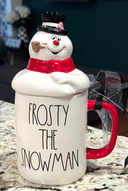 New Rae Dunn x FROSTY THE SNOWMAN ceramic coffee mug