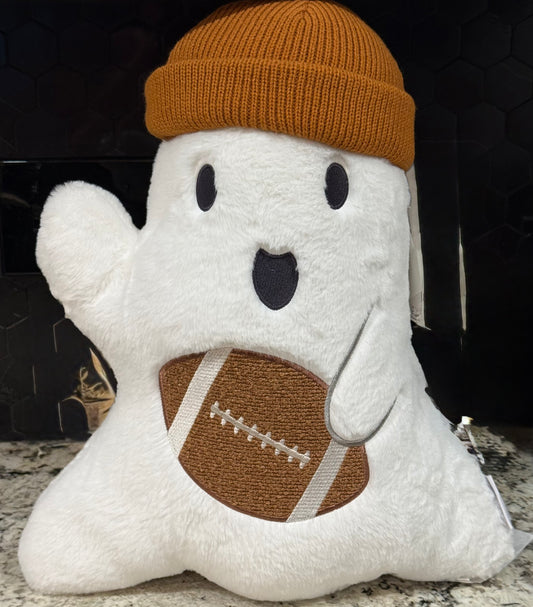 New Martha Stewart football ghost throw pillow Halloweenfall decor