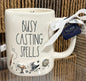 New Rae Dunn x Harry Potter  ceramic coffee mug BUSY CASTING SPELLS