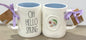 New Rae Dunn white ceramic coffee mug OH HELLO SPRING