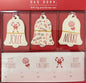 New Rae Dunn Christmas tag and sticker box set-Bells