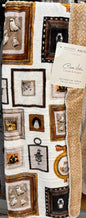 New Berkshire Home oversized ghost photo frame print throw blanket Halloween decor 60x70
