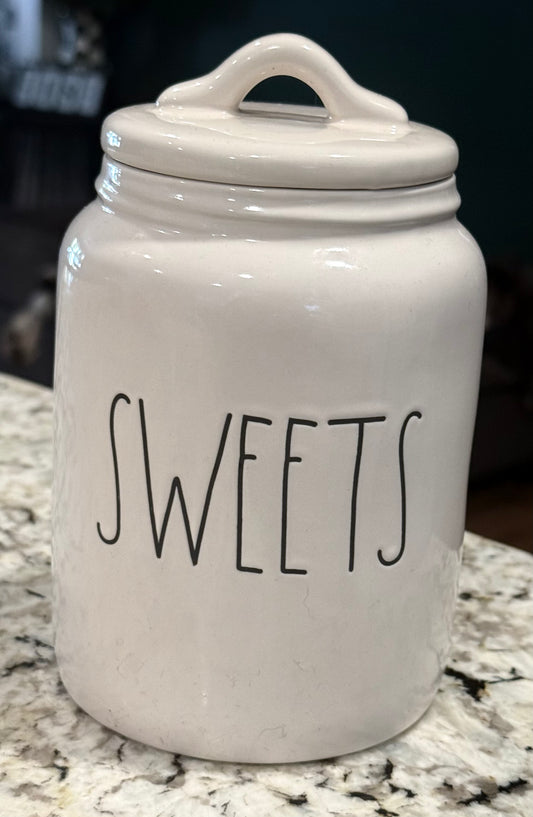 New Rae Dunn baby 6” SWEETS canister
